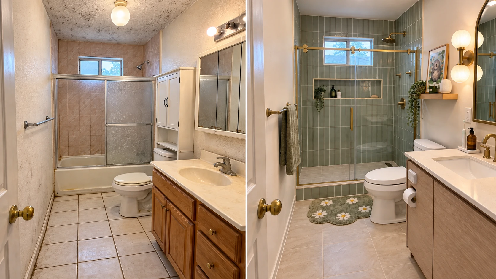 A Complete Bathroom Remodel: Before-and-After Ideas, Real Costs, and What Nobody Tells You